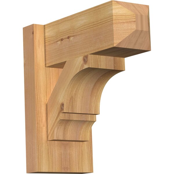 Ekena Millwork Balboa Craftsman Smooth Outlooker, Western Red Cedar, 5 1/2"W x 12"D x 12"H OUT06X12X12BOA04SWR - main